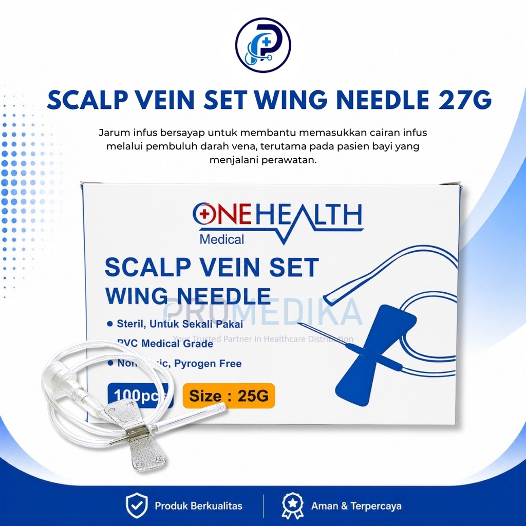 SCALP VEIN SET WING NEEDLE 27G