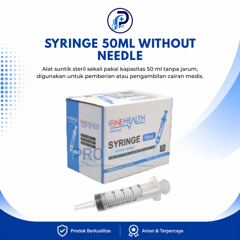 SYRINGE 50ML WITHOUT NEEDLE