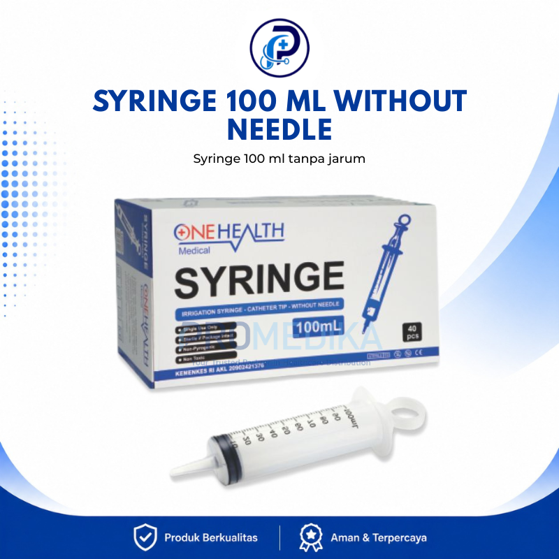 Syringe 100 ml Without Needle