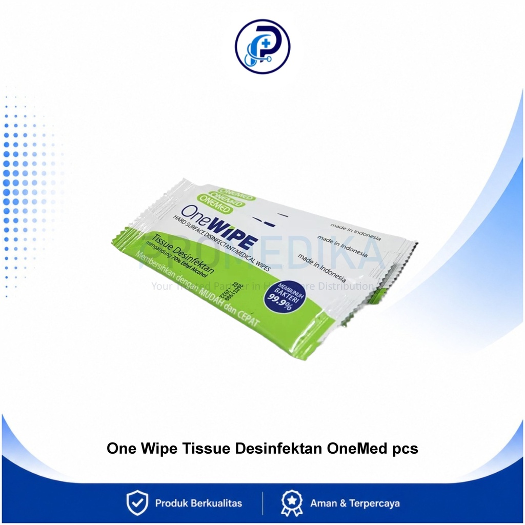 One Wipe Tissue Desinfektan OneMed pcs