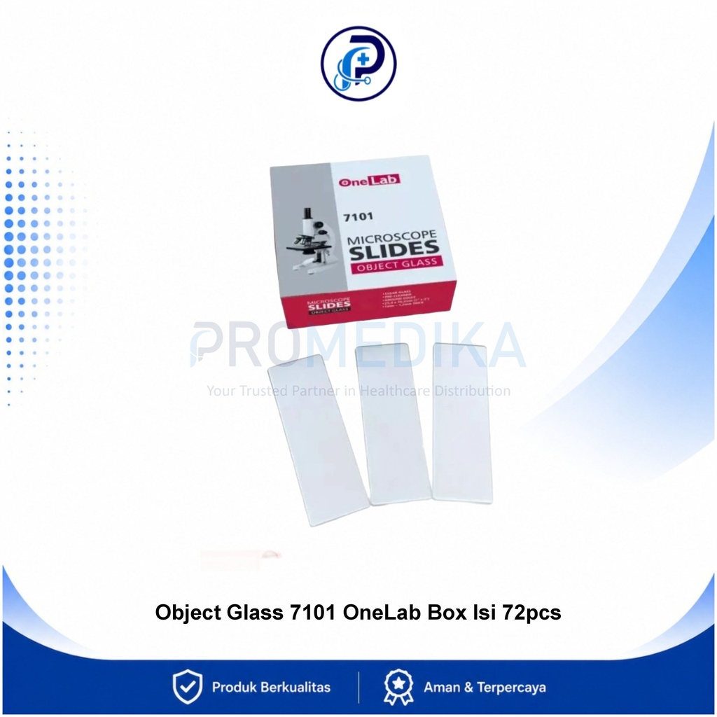 Object Glass 7101 OneLab Box Isi 72pcs