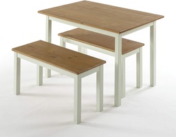 Zinus Farmhouse Dining Bench