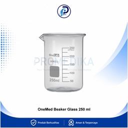 [OM-DPM-00005] OneMed Beaker Glass 250 ml Gelas Piala