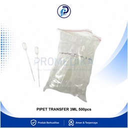[OM-DPM-00020] Pipet Transfer Plastik 3ml Bag500s
