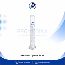 [OM-DPM-00050] OneMed Gelas Ukur Kaca Laboratorium Graduated Cylinder 25 ml