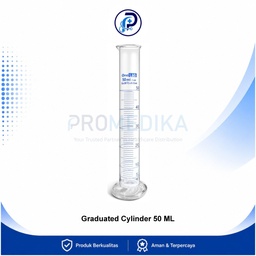 [OM-DPM-00061] OneMed Gelas Ukur Kaca Laboratorium Graduated Cylinder 50 ml