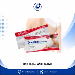 [OM-BMHP-00051] One Clean Wash Glove Waslap Handuk Basah Anti Bakteri OneMed Pak Isi 4